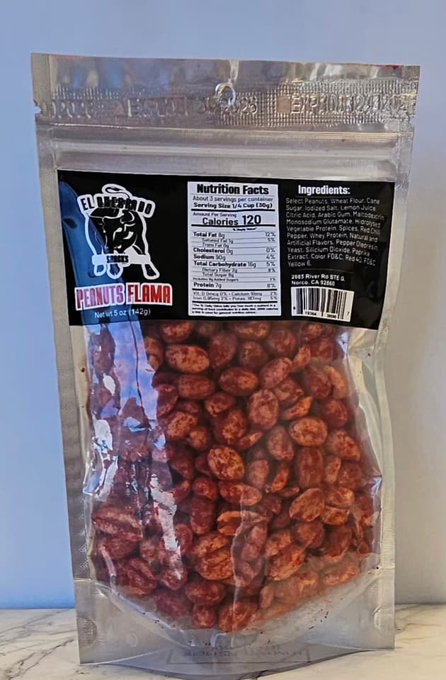 El Quebrado Peanuts Flamas
