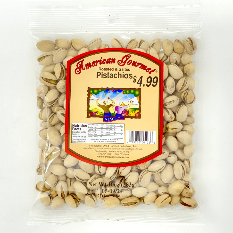 American Gourmet Roasted & Salted Pistachios